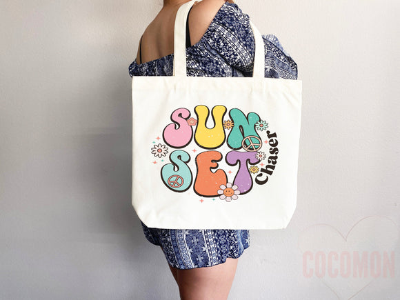 Beach Tote Bag Beach Bag Gift Bridesmaid Beach Summer Spring Tote Shopper Bag Eco Friendly Bag Reusable Grocery Tote Cute Tote School Bag