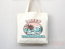 Beach Tote Bag Beach Bag Gift Bridesmaid Beach Summer Spring Tote Shopper Bag Eco Friendly Bag Reusable Grocery Tote Cute Tote School Bag