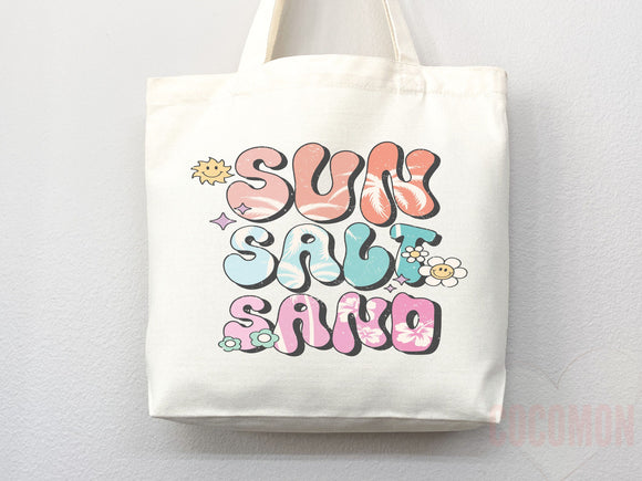 Beach Tote Bag Beach Bag Gift Bridesmaid Beach Summer Spring Tote Shopper Bag Eco Friendly Bag Reusable Grocery Tote Cute Tote School Bag