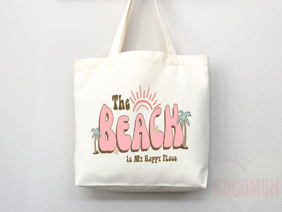 Beach Tote Bag Beach Bag Gift Bridesmaid Beach Summer Spring Tote Shopper Bag Eco Friendly Bag Reusable Grocery Tote Cute Tote School Bag