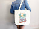 Beach Tote Bag Beach Bag Gift Bridesmaid Beach Summer Spring Tote Shopper Bag Eco Friendly Bag Reusable Grocery Tote Cute Tote School Bag