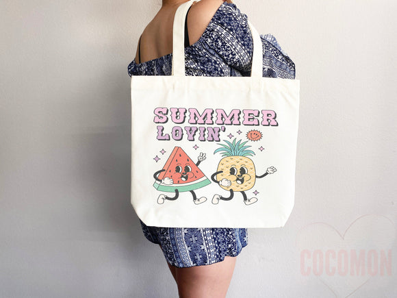 Beach Tote Bag Beach Bag Gift Bridesmaid Beach Summer Spring Tote Shopper Bag Eco Friendly Bag Reusable Grocery Tote Cute Tote School Bag