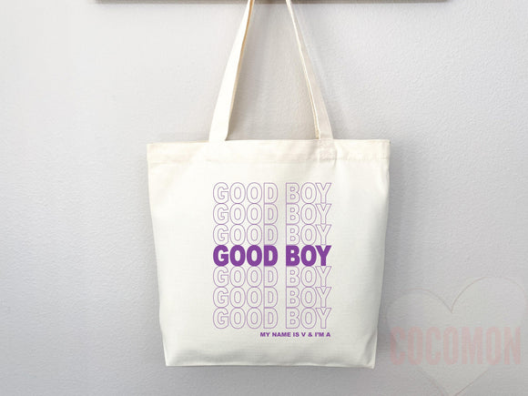 KPop Tote Bag, Kpop Merch, Kpop tote, Kpop bag, Kpop tote bag, Life goes on tote,Bangtan,kpop bag,life goes on,Rm,Jimin,Jungkook,J-hope,Suga