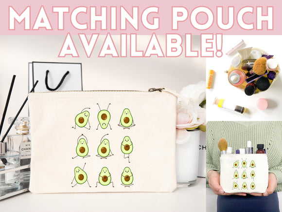 Cute Avocado Tote Bag Avocado Lover Gift Spring Tote Shopper Summer Bag Eco Friendly Bag Reusable Grocery Tote Cute Tote Farmers Market Bag