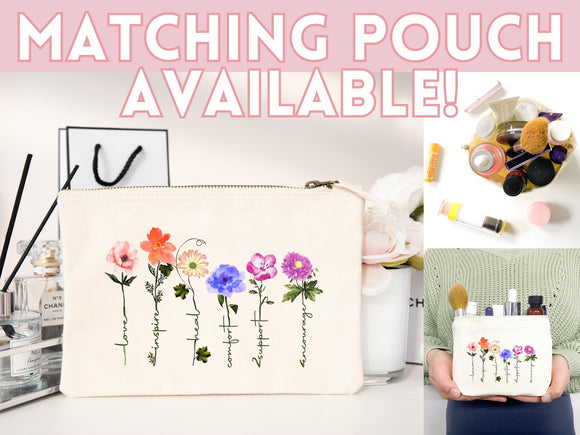 Floral Tote Bag flower tote canvas wildflower bag eco friendly bag aesthetic tote bag reusable bag gift for plant lover tote flower bag cute