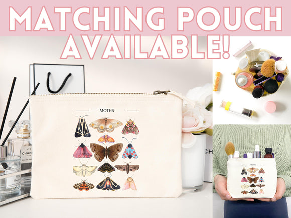 Moth Tote Bag, Moth Bag,tote bag canvas,eco friendly bag,aesthetic tote,reusable bag,cottagecore bag,butterfly gift,cute tote bag,goblincore