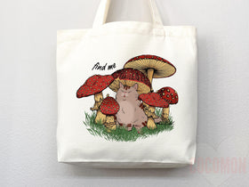 Mushroom Tote Bag — Animal Lover Gift (006)