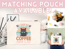 Cat Mom Tote Bag Coffee Lover Gift For Cat Mom Animal Lover Tote Shopper Cat Lover Bag New Cat Mom Gift for Her Kitten Mom Women's Tote Bag