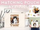 Cat Mom Tote Bag Coffee Lover Gift For Cat Mom Animal Lover Tote Shopper Cat Lover Bag New Cat Mom Gift for Her Kitten Mom Women's Tote Bag