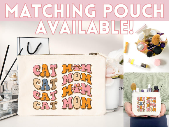 Cat Mom Tote Bag Gift For Cat Mom Animal Lover Tote Shopper Cat Lover Bag New Cat Mom Gift for Her Kitten Mom Tote Shopper Women's Tote Bag