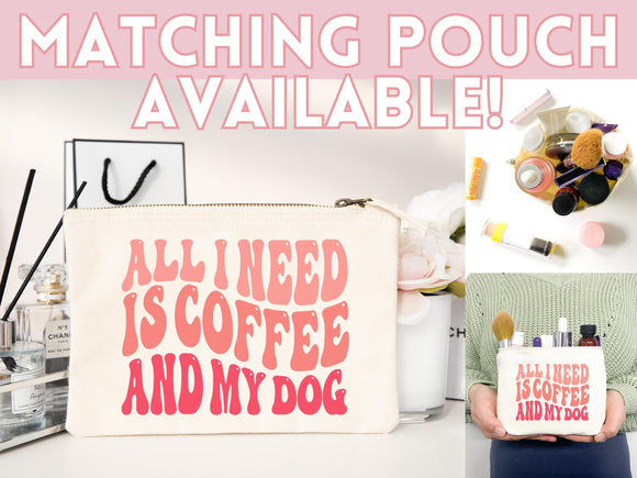 Dog Mom Tote Bag Coffee Lover Gift For Dog Mom Animal Lover Tote Shopper Dog Lover Bag New Dog Mom Gift for Her Puppy Mom Women's Tote Bag