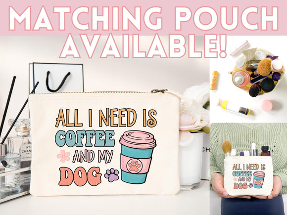 Dog Mom Tote Bag Coffee Lover Gift For Dog Mom Animal Lover Tote Shopper Dog Lover Bag New Dog Mom Gift for Her Puppy Mom Women's Tote Bag