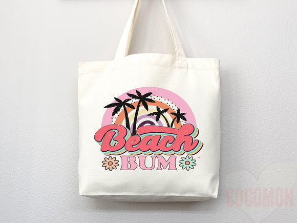 Beach Tote Bag Beach Bag Gift Bridesmaid Beach Summer Spring Tote Shopper Bag Eco Friendly Bag Reusable Grocery Tote Cute Tote School Bag