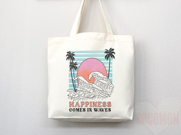 Beach Tote Bag Beach Bag Gift Bridesmaid Beach Summer Spring Tote Shopper Bag Eco Friendly Bag Reusable Grocery Tote Cute Tote School Bag
