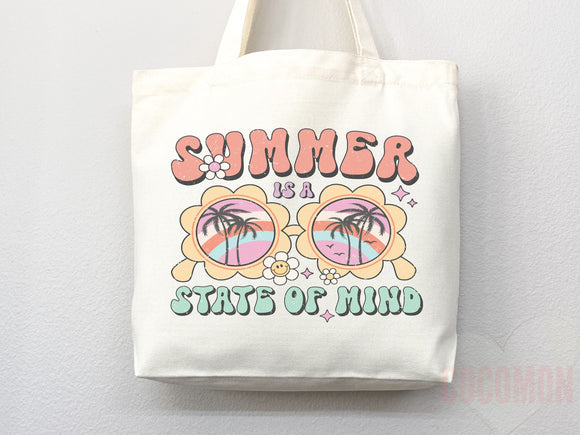 Beach Tote Bag Beach Bag Gift Bridesmaid Beach Summer Spring Tote Shopper Bag Eco Friendly Bag Reusable Grocery Tote Cute Tote School Bag