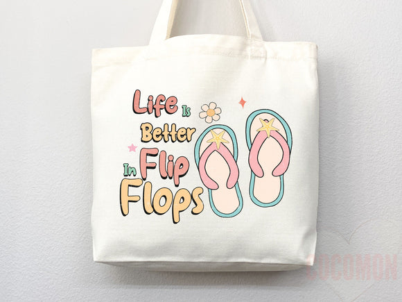 Beach Tote Bag Beach Bag Gift Bridesmaid Beach Summer Spring Tote Shopper Bag Eco Friendly Bag Reusable Grocery Tote Cute Tote School Bag
