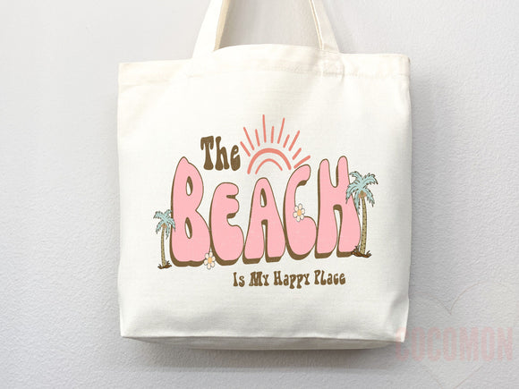 Beach Tote Bag Beach Bag Gift Bridesmaid Beach Summer Spring Tote Shopper Bag Eco Friendly Bag Reusable Grocery Tote Cute Tote School Bag