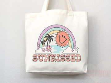 Beach Tote Bag Beach Bag Gift Bridesmaid Beach Summer Spring Tote Shopper Bag Eco Friendly Bag Reusable Grocery Tote Cute Tote School Bag