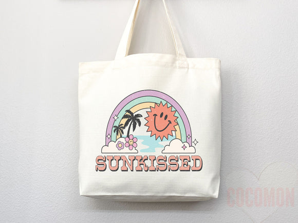 Beach Tote Bag Beach Bag Gift Bridesmaid Beach Summer Spring Tote Shopper Bag Eco Friendly Bag Reusable Grocery Tote Cute Tote School Bag