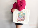 Beach Tote Bag Beach Bag Gift Bridesmaid Beach Summer Spring Tote Shopper Bag Eco Friendly Bag Reusable Grocery Tote Cute Tote School Bag