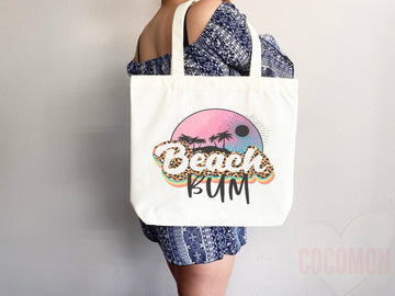Beach Tote Bag Beach Bag Gift Bridesmaid Beach Summer Spring Tote Shopper Bag Eco Friendly Bag Reusable Grocery Tote Cute Tote School Bag