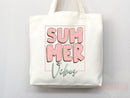 Beach Tote Bag Beach Bag Gift Bridesmaid Beach Summer Spring Tote Shopper Bag Eco Friendly Bag Reusable Grocery Tote Cute Tote School Bag