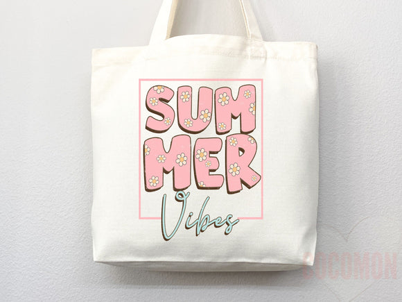 Beach Tote Bag Beach Bag Gift Bridesmaid Beach Summer Spring Tote Shopper Bag Eco Friendly Bag Reusable Grocery Tote Cute Tote School Bag