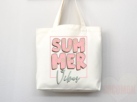 Beach Tote Bag Beach Bag Gift Bridesmaid Beach Summer Spring Tote Shopper Bag Eco Friendly Bag Reusable Grocery Tote Cute Tote School Bag