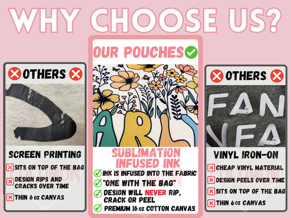 Personalized Cosmetic Pouch Custom Makeup Bag Gift Custom Make Up Pouch Women Teen Birthday Gift Monogram Cosmetic Bag Bridesmaid Gift Idea