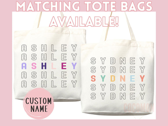 Personalized Cosmetic Pouch Custom Makeup Bag Gift Custom Make Up Pouch Women Teen Birthday Gift Monogram Cosmetic Bag Bridesmaid Gift Idea