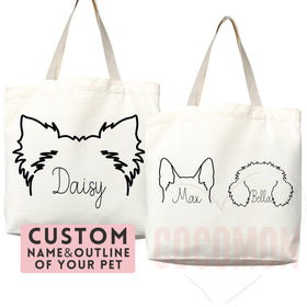 Dog Mom Tote Bag — Gift for Dog Lover (900)
