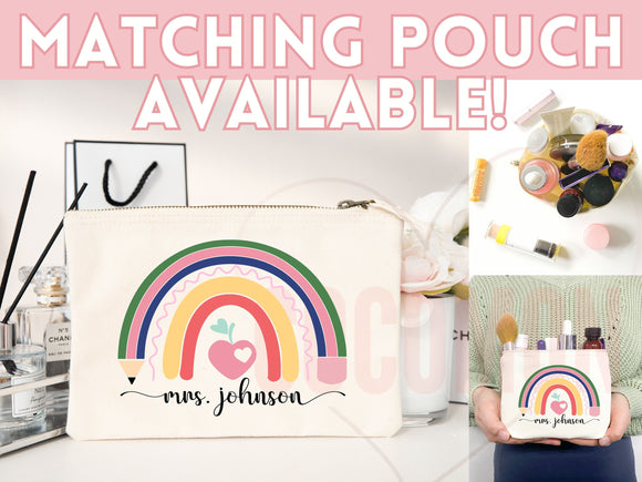 Teacher Appreciation Gift Tote Bag Canvas Custom Teacher Gift Personalized School Bag Gifted Teacher Tote Reusable Bag School Campus Bag