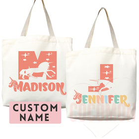 Unicorn Tote Bag — Personalized Gift (020)