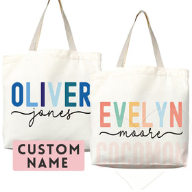 Personalized Name Tote Bag — Personalized Gift (010)