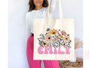 Customized Name Tote Bag Floral Tote Bag Personalized Name Bag Custom Name Tote Bag Custom Gift Bridesmaids Bag Gift Tote Shopper Women Bag