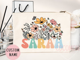 Personalized Cosmetic Pouch — Custom Makeup Bag