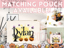 Personalized Halloween Tote Bag Custom Name Canvas Tote Bag Trick or Treat Halloween Gift Bag Goodie Bag Spooky Halloween Party Favor Gift