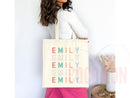 Personalized Name Bag Custom Name Tote Bag Custom Tote Shopper Women Bag Customized Name Gift For Her Personalized Gift For Her Reusable Bag