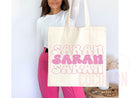 Personalized Name Tote Bag Custom Name Tote Bag Custom Tote Shopper Womens Bag Customized Name Gift For Her Kids Bag School Bag For Kids