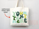 Personalized Bag Tote Thank You Bag Custom Tote Shopper Thank You Bag Custom Gift For Her Personalized Gift For Her Reusable Bag Grocery Bag
