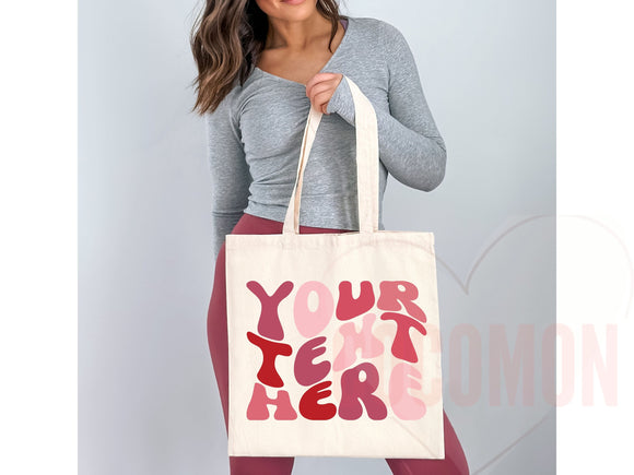 Personalized Bag Tote Thank You Bag Custom Tote Shopper Thank You Bag Custom Gift For Her Personalized Gift For Her Reusable Bag Grocery Bag