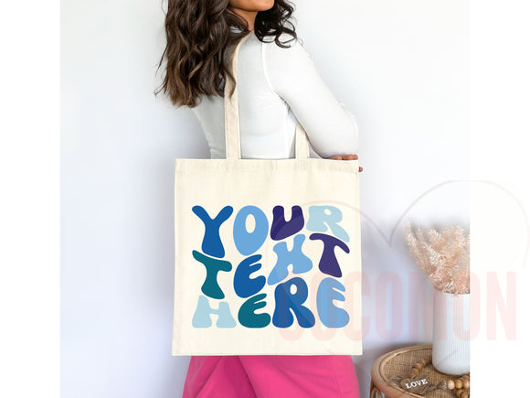 Personalized Bag Tote Thank You Bag Custom Tote Shopper Thank You Bag Custom Gift For Her Personalized Gift For Her Reusable Bag Grocery Bag