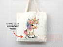 Personalized Name Tote Bag Unicorn Gift Custom Name Tote Bag Custom Tote Shopper Customized Name Gift For Her Kids Bag School Bag For Kids
