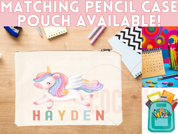 Personalized Name Tote Bag Unicorn Gift Custom Name Tote Bag Custom Tote Shopper Customized Name Gift For Her Kids Bag School Bag For Kids