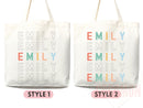 Personalized Name Bag Custom Name Tote Bag Custom Tote Shopper Women Bag Customized Name Gift For Her Personalized Gift For Her Reusable Bag