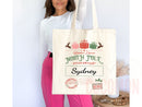 Custom Christmas Bag Tote Christmas Eve Gift Custom Stocking Sack Santa Sack Santa Delivery Sack Christmas gift bag for kids Santa Claus bag