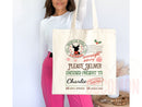 Custom Christmas Bag Tote Christmas Eve Gift Custom Stocking Sack Santa Sack Santa Delivery Sack Christmas gift bag for kids Santa Claus bag