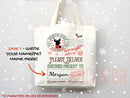 Custom Christmas Bag Tote Christmas Eve Gift Custom Stocking Sack Santa Sack Santa Delivery Sack Christmas gift bag for kids Santa Claus bag