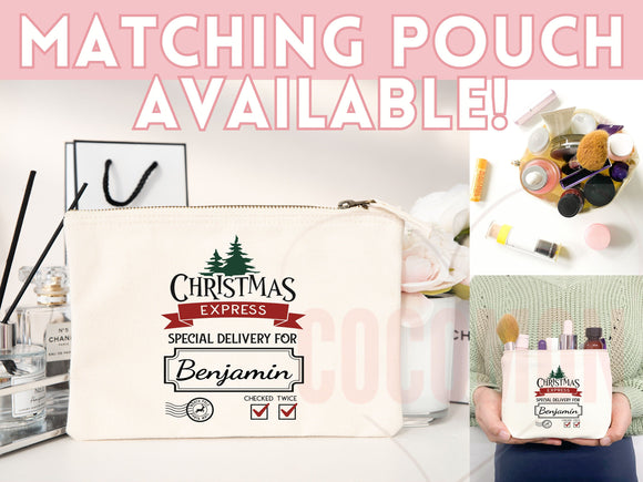 Custom Christmas Bag Tote Christmas Eve Gift Custom Stocking Sack Santa Sack Santa Delivery Sack Christmas gift bag for kids Santa Claus bag