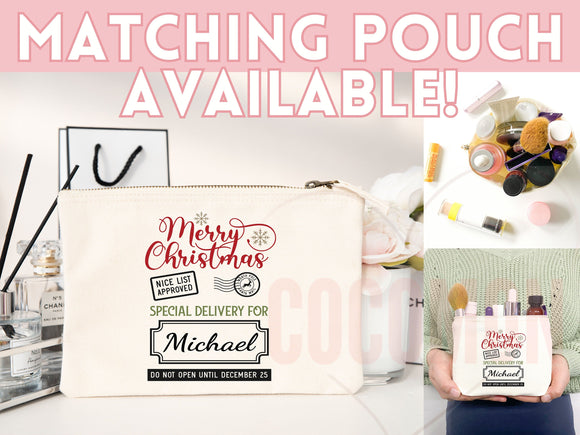 Custom Christmas Bag Tote Christmas Eve Gift Custom Stocking Sack Santa Sack Santa Delivery Sack Christmas gift bag for kids Santa Claus bag